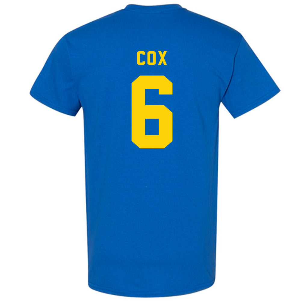 Delaware - NCAA Football : Kshawn Cox - Bowl Bound Sports Shersey T-Shirt-1