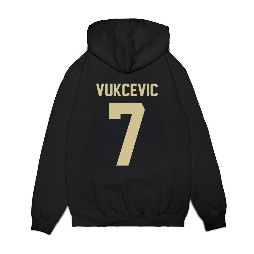 USF - NCAA Women's Basketball : Lana Vukcevic - Vintage Bulls Premium Hooded Sweatshirt-1
