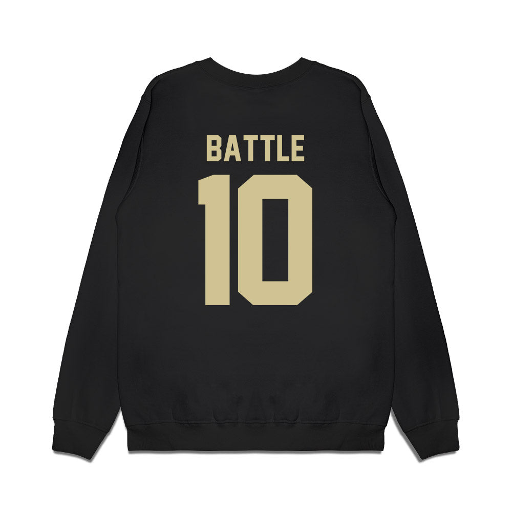 USF - NCAA Women's Basketball : Edyn Battle - Vintage Bulls Premium Crewneck Sweatshirt-1