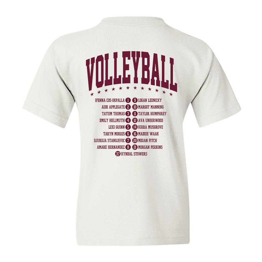 Texas A&M - NCAA Women's Volleyball : - Roster Youth T-Shirt-1