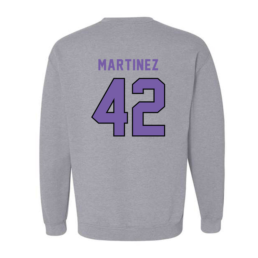 CCNY - NCAA Baseball : Manuel Martinez - Classic Shersey Crewneck Sweatshirt-1