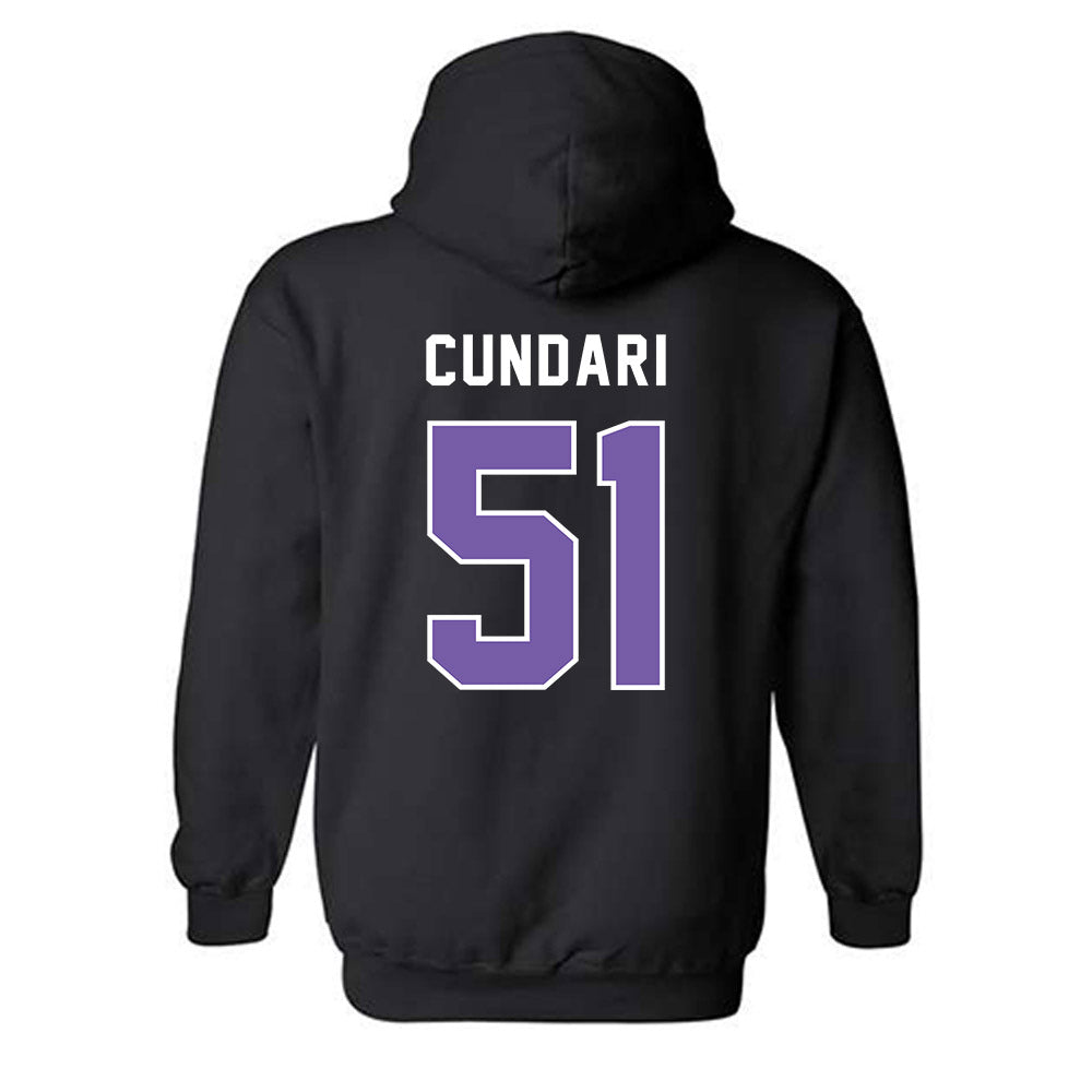 CCNY - NCAA Baseball : Frank Cundari - Classic Shersey Hooded Sweatshirt-1