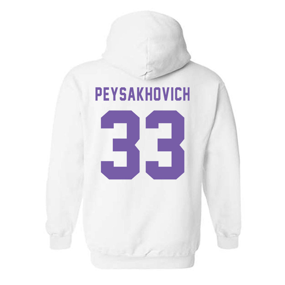 CCNY - NCAA Men's Basketball : Zachary Peysakhovich - Classic Shersey Hooded Sweatshirt-1