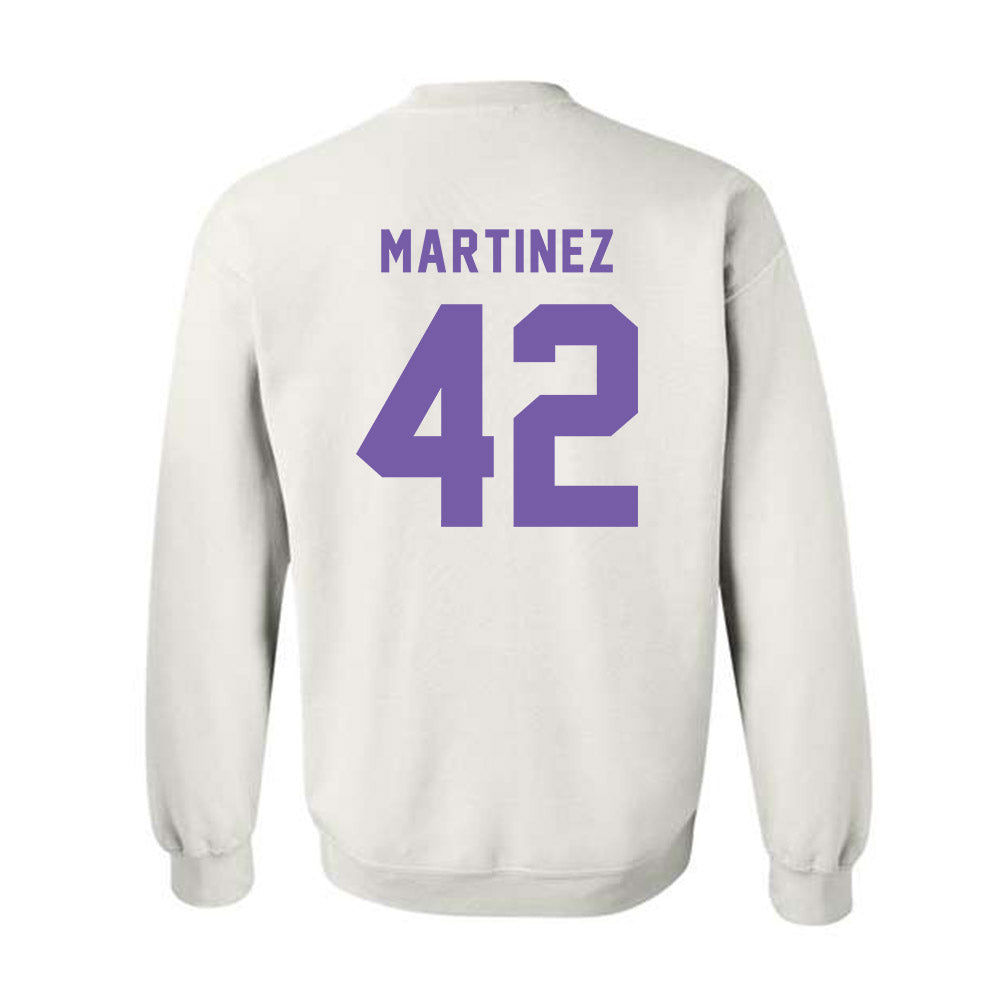 CCNY - NCAA Baseball : Manuel Martinez - Classic Shersey Crewneck Sweatshirt-1