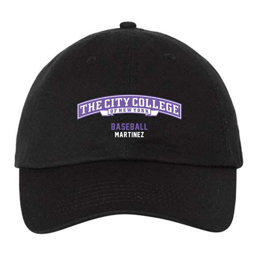 CCNY - NCAA Baseball : Manuel Martinez - Dad Hat-0