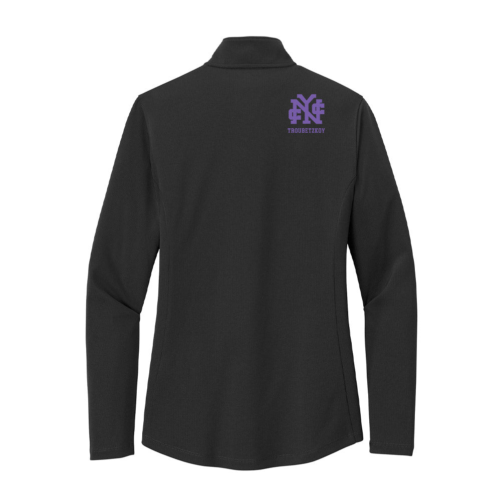 CCNY - NCAA Women's Fencing : Daniel Troubetzkoy - Women's Lightweight Quarter Zip Jacket-1