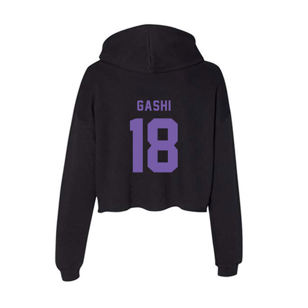 CCNY - NCAA Women's Soccer : Elsa Gashi - Women's Crop Fleece Hoodie-1