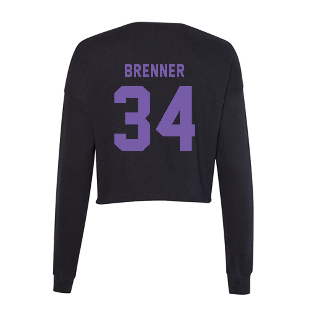 CCNY - NCAA Baseball : Jake Brenner - Women's Cropped Crew Fleece-1