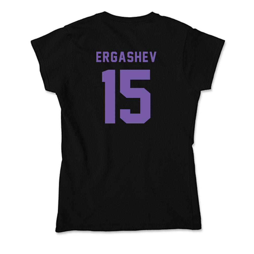 CCNY - NCAA Men's Basketball : Komron Ergashev - Soft Style Women’s T-Shirt-1