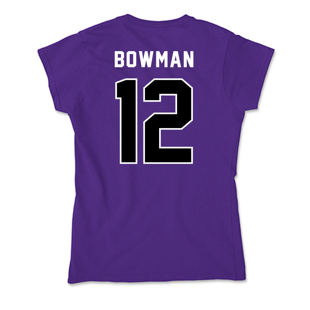 CCNY - NCAA Men's Basketball : Michael Bowman - Soft Style Women’s T-Shirt-1