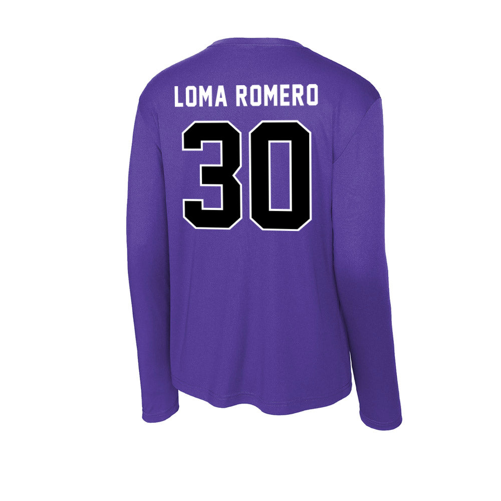 CCNY - NCAA Women's Basketball : Yazmin Loma Romero - Activewear Long Sleeve T-Shirt-1