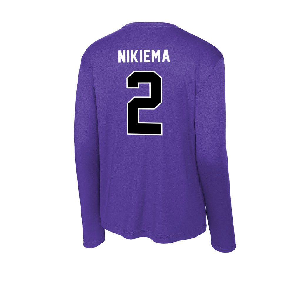 CCNY - NCAA Men's Basketball : Yassin Nikiema - Activewear Long Sleeve T-Shirt-1