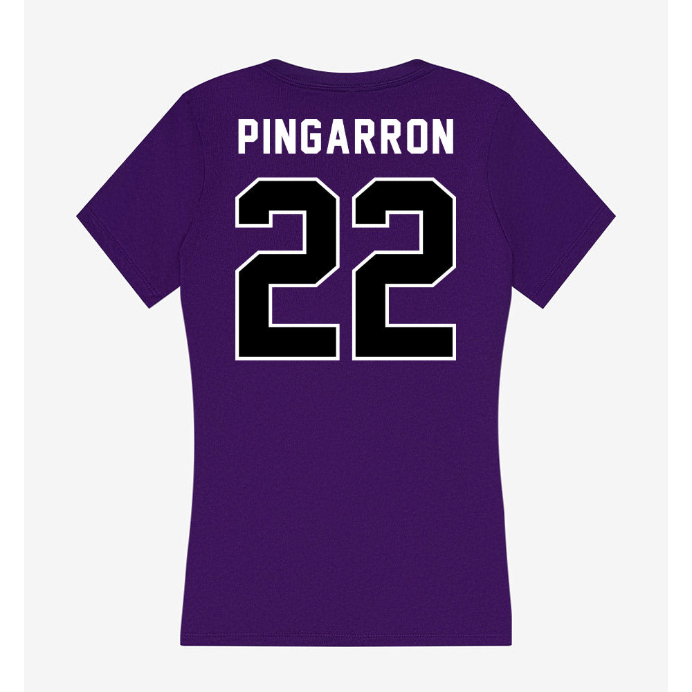 CCNY - NCAA Men's Soccer : Milton Pingarron - Women's V-Neck T-Shirt-1