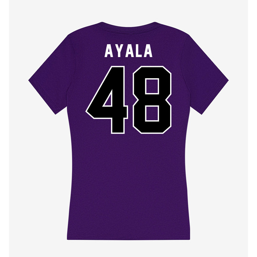 CCNY - NCAA Baseball : Shawn Ayala - Women's V-Neck T-Shirt-1