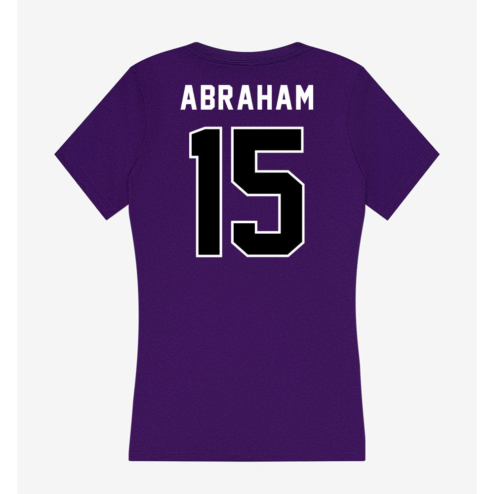 CCNY - NCAA Men's Volleyball : Alex Abraham - Women's V-Neck T-Shirt-1
