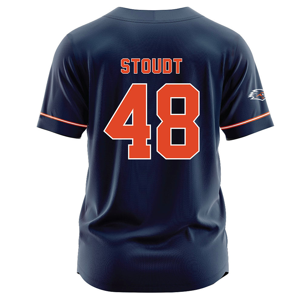 UTSA - NCAA Softball : Reagan Stoudt - Navy Jersey-1