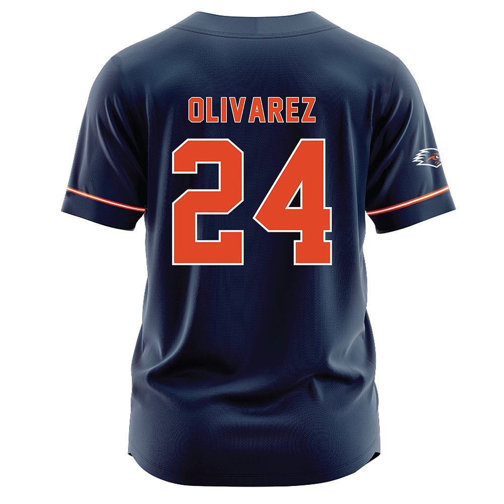 UTSA - NCAA Softball : Kaylie Olivarez - Navy Jersey-1