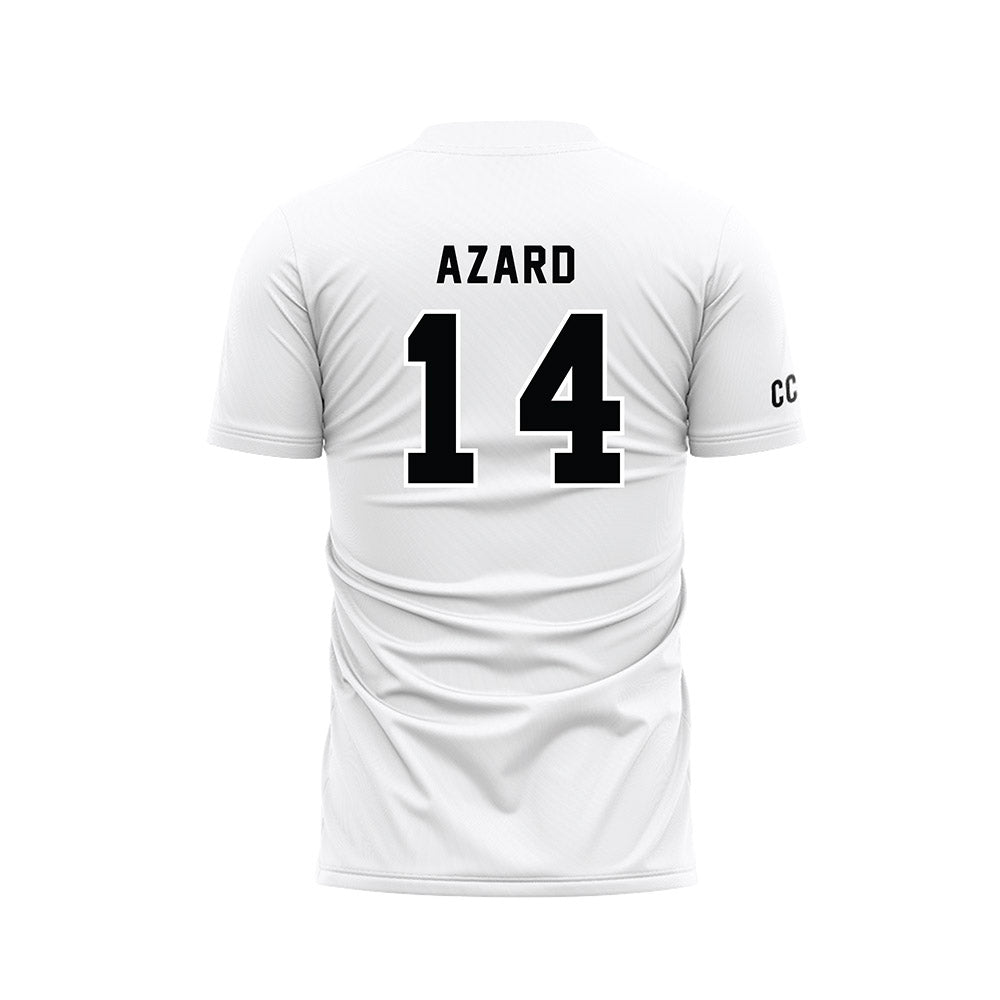 CCNY - NCAA Men's Soccer : Kelly Azard - White Soccer Jersey-1