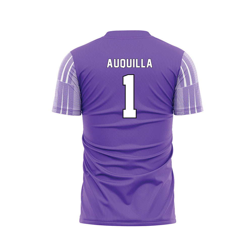 CCNY - NCAA Women's Soccer : Litsi Auquilla - Purple Soccer Jersey-1
