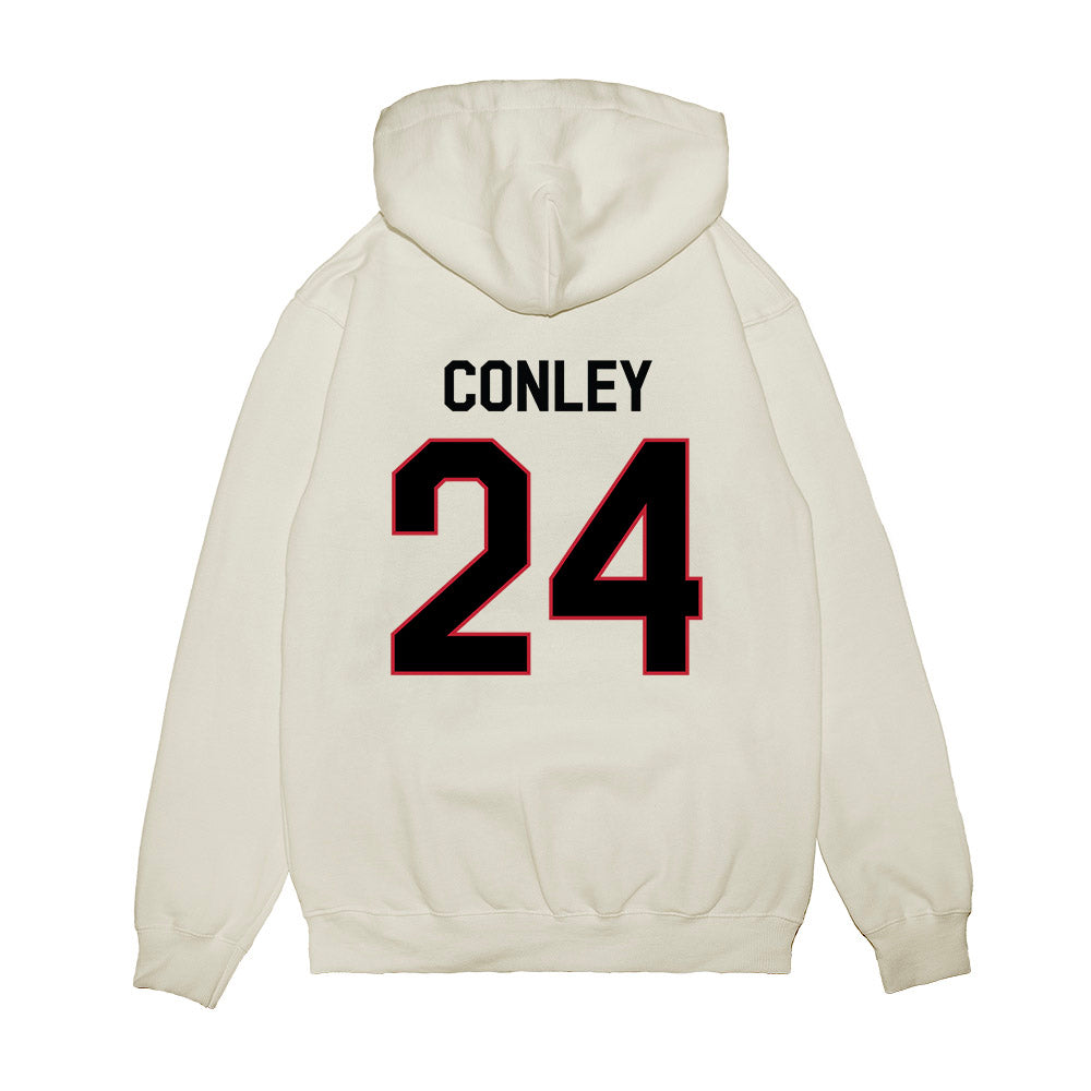 Georgia - NCAA Football : Braylon Conley - We're In Premium Hooded Sweatshirt-1