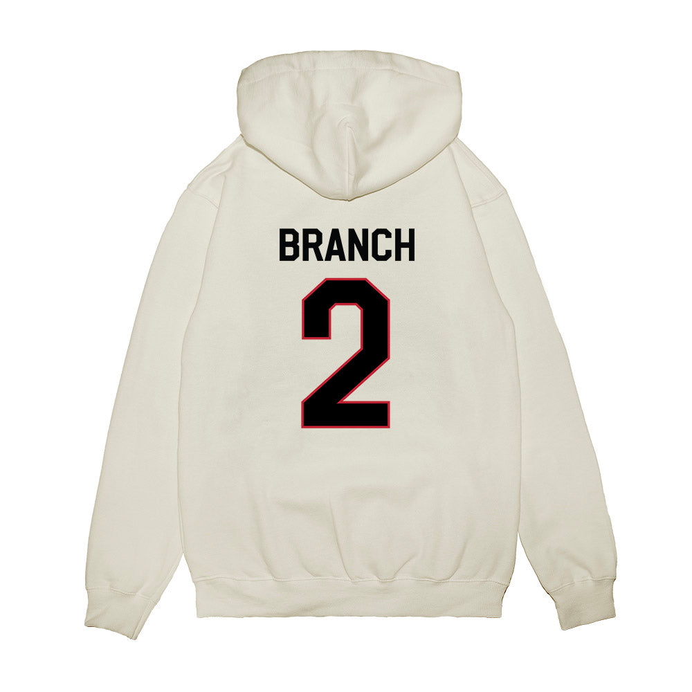 Georgia - NCAA Football : Zion Branch - We're In Premium Hooded Sweatshirt-1