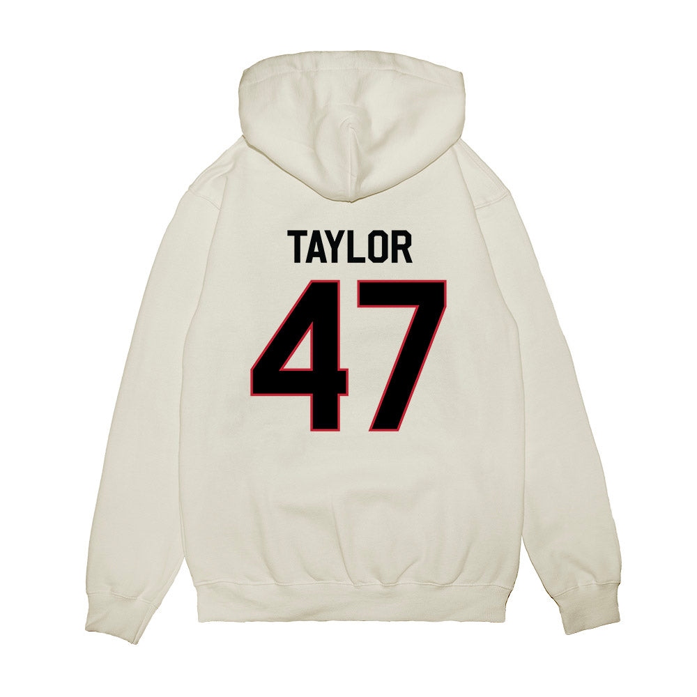Georgia - NCAA Football : Will Taylor - We're In Premium Hooded Sweatshirt-1