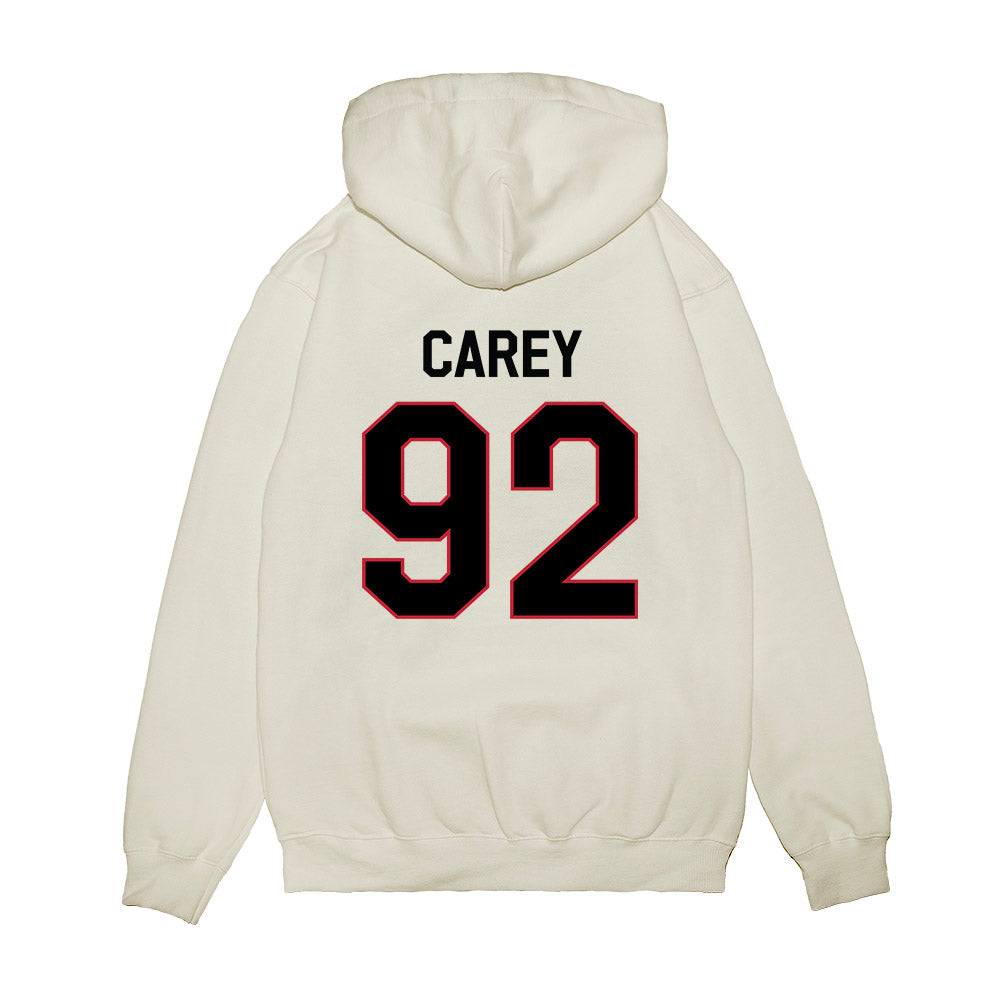 Georgia - NCAA Football : Preston Carey - We're In Premium Hooded Sweatshirt-1