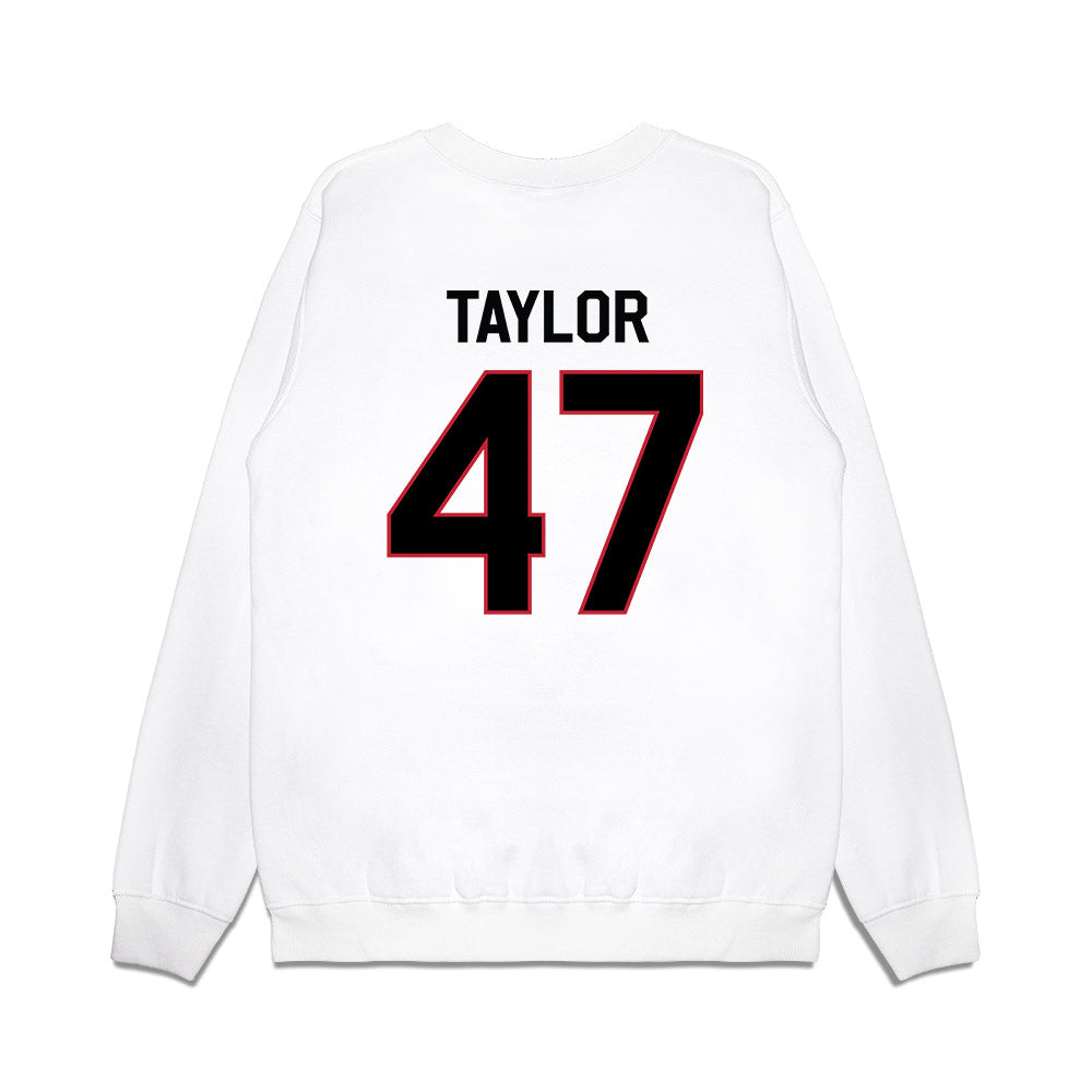 Georgia - NCAA Football : Will Taylor - We're In Premium Crewneck Sweatshirt-1