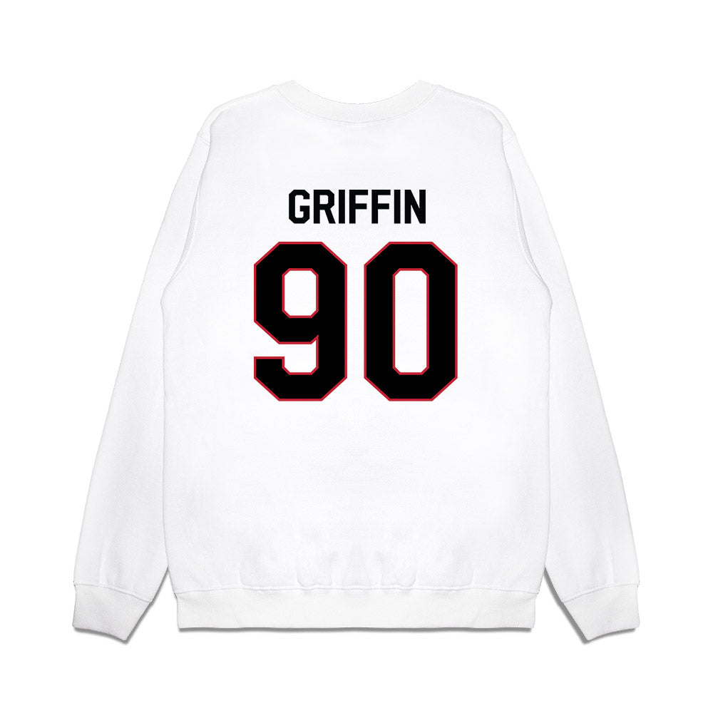 Georgia - NCAA Football : Elijah Griffin - We're In Premium Crewneck Sweatshirt-1