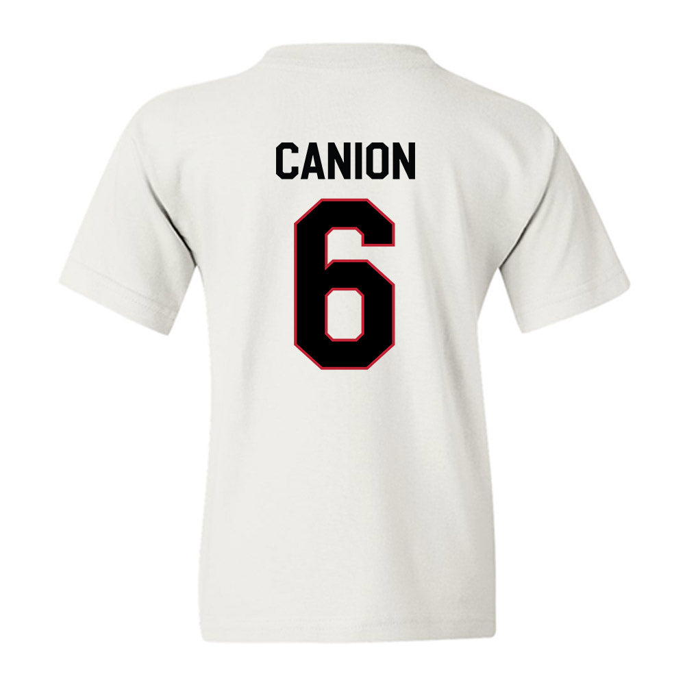 Georgia - NCAA Football : Isiah Canion - We're In Youth T-Shirt-1