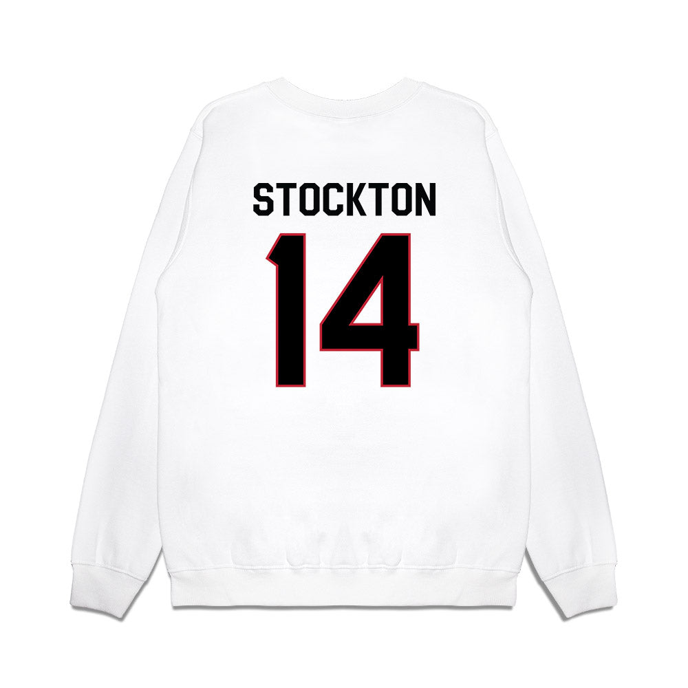 Georgia - NCAA Football : Gunner Stockton - We're In Premium Crewneck Sweatshirt-1