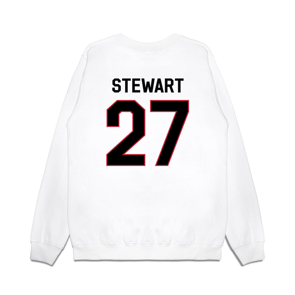 Georgia - NCAA Football : Blake Stewart - We're In Premium Crewneck Sweatshirt-1