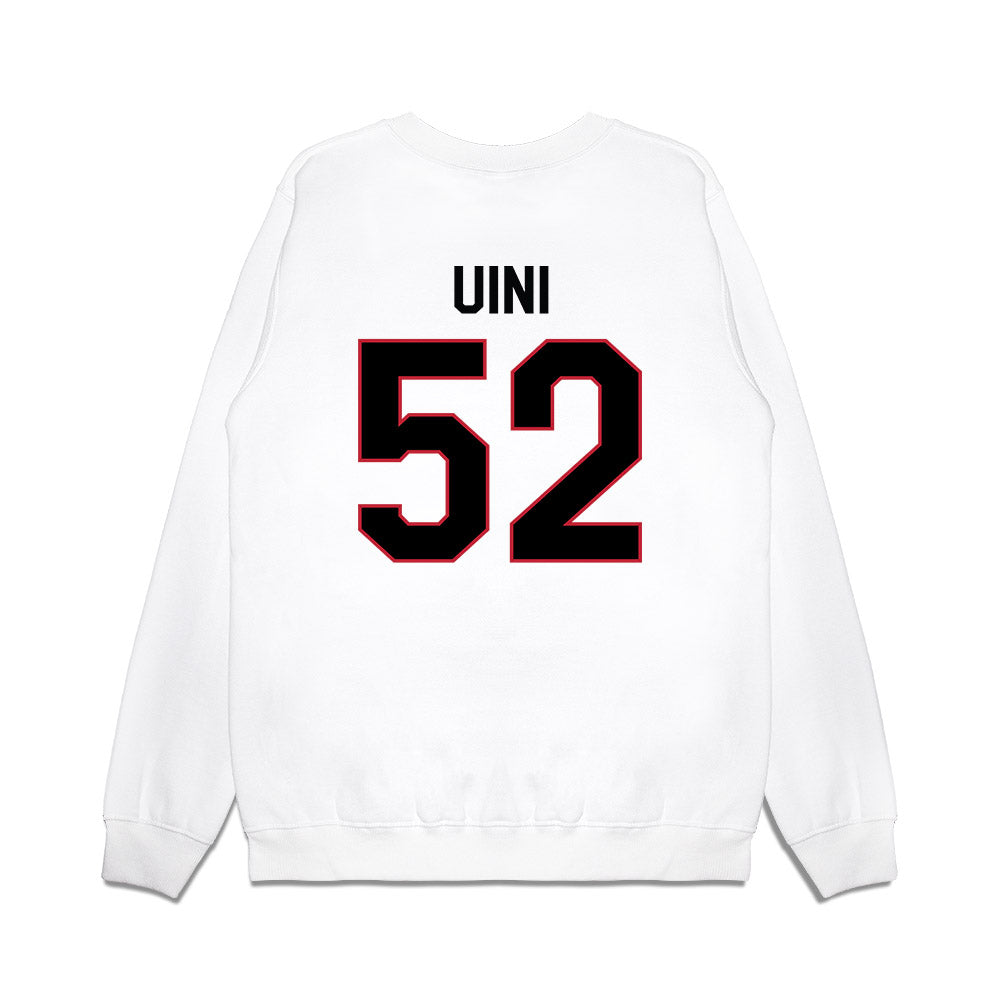 Georgia - NCAA Football : Michael Uini - We're In Premium Crewneck Sweatshirt-1