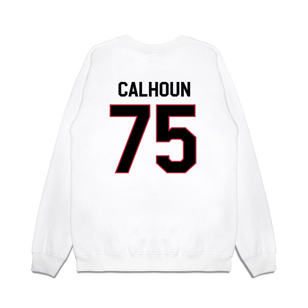 Georgia - NCAA Football : Daniel Calhoun - We're In Premium Crewneck Sweatshirt-1