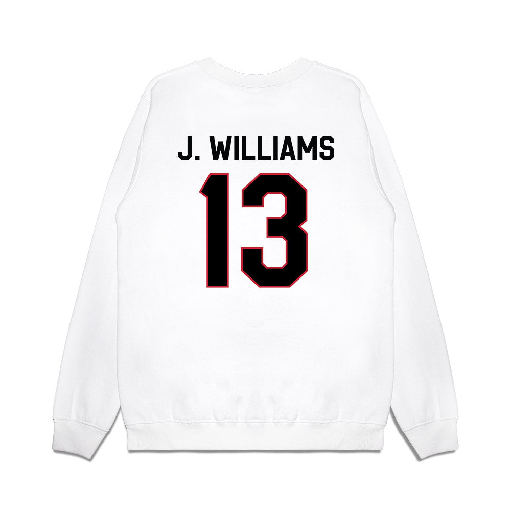 Georgia - NCAA Football : Tyler J. Williams - We're In Premium Crewneck Sweatshirt-1