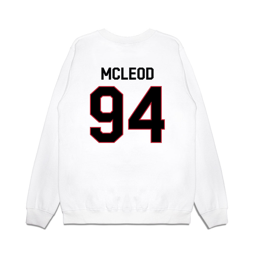 Georgia - NCAA Football : Xzavier McLeod - We're In Premium Crewneck Sweatshirt-1