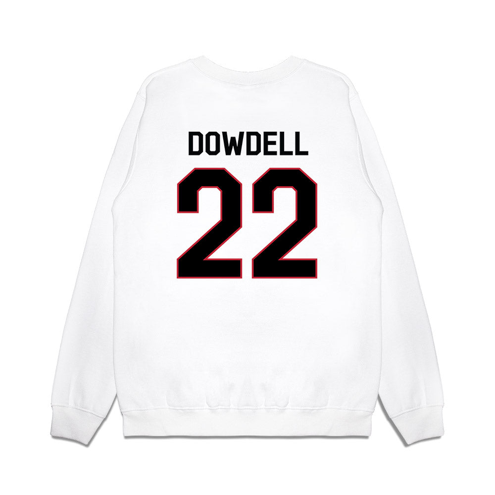 Georgia - NCAA Football : Dante Dowdell - We're In Premium Crewneck Sweatshirt-1