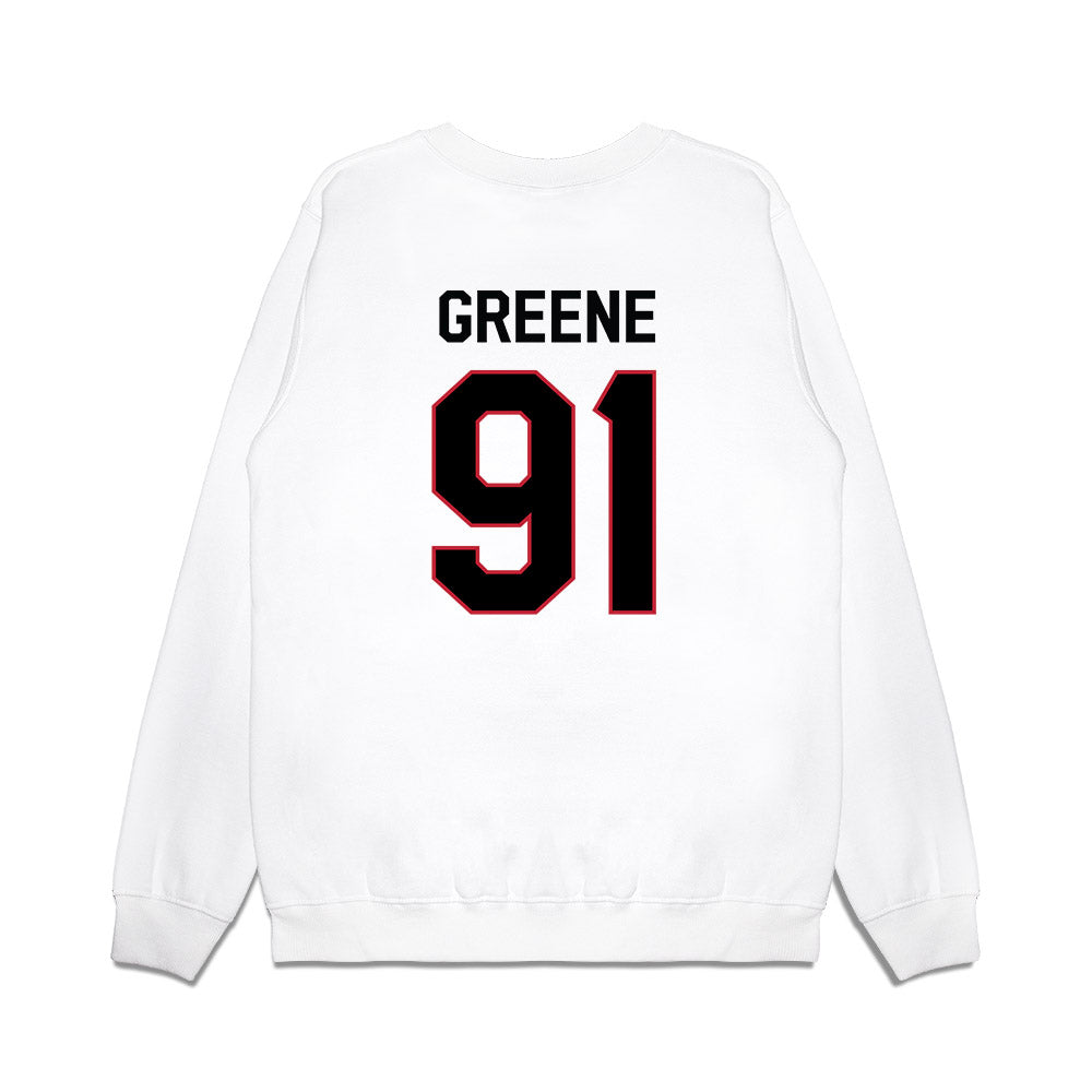 Georgia - NCAA Football : Justin Greene - We're In Premium Crewneck Sweatshirt-1