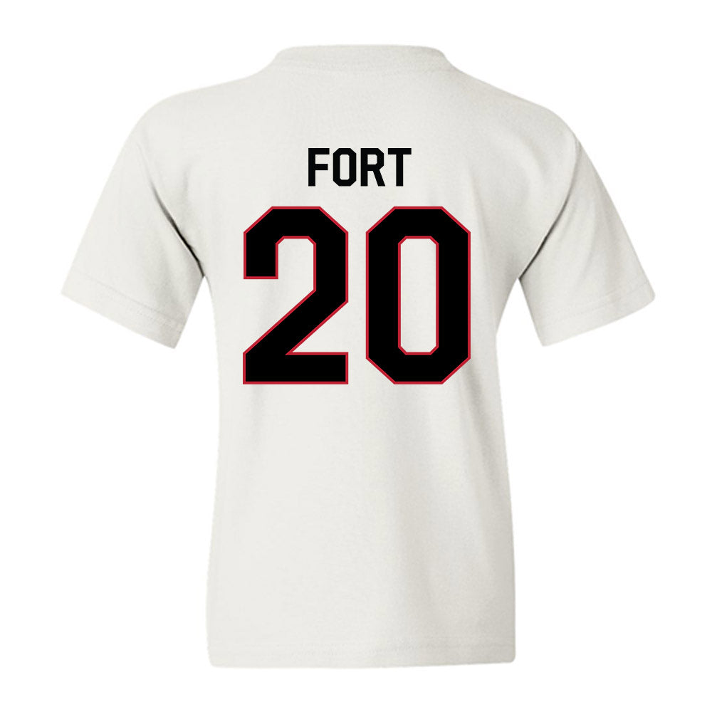 Georgia - NCAA Football : Zech Fort - We're In Youth T-Shirt-1