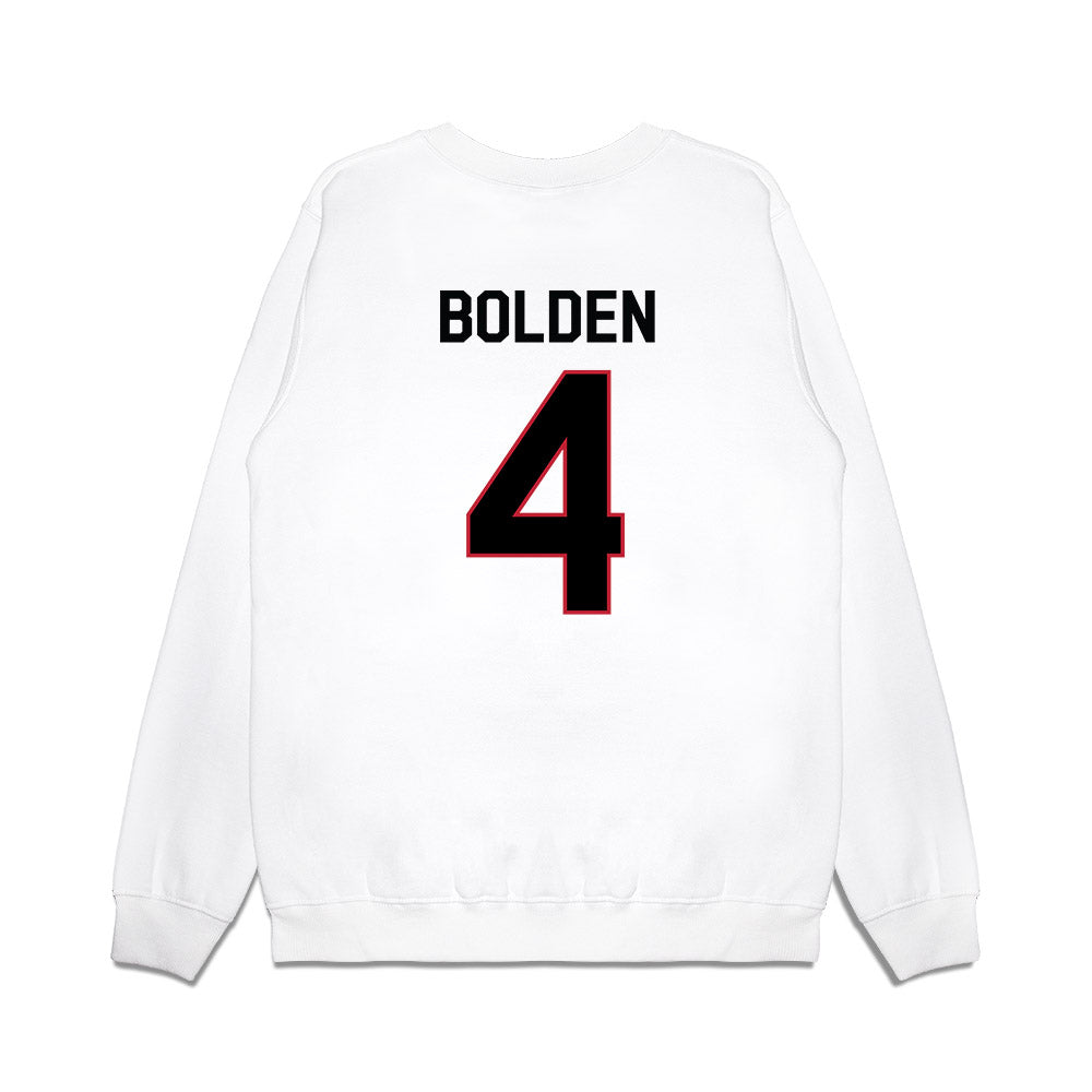 Georgia - NCAA Football : KJ Bolden - We're In Premium Crewneck Sweatshirt-1