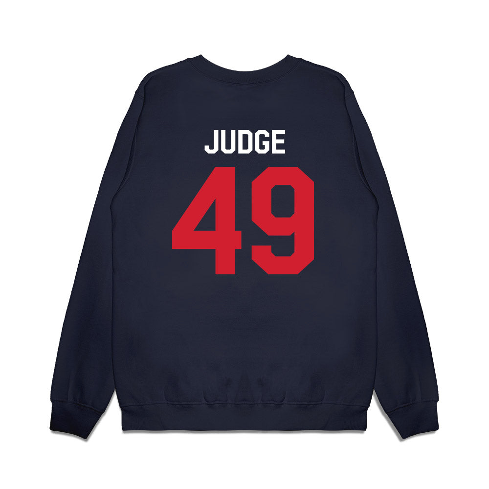 Ole Miss - NCAA Football : Sean Judge - We're In Premium Crewneck Sweatshirt-1