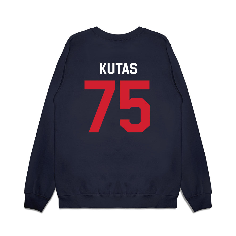 Ole Miss - NCAA Football : Patrick Kutas - We're In Premium Crewneck Sweatshirt-1