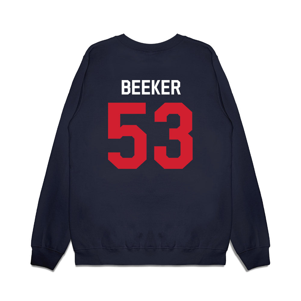 Ole Miss - NCAA Football : Ford Beeker - We're In Premium Crewneck Sweatshirt-1