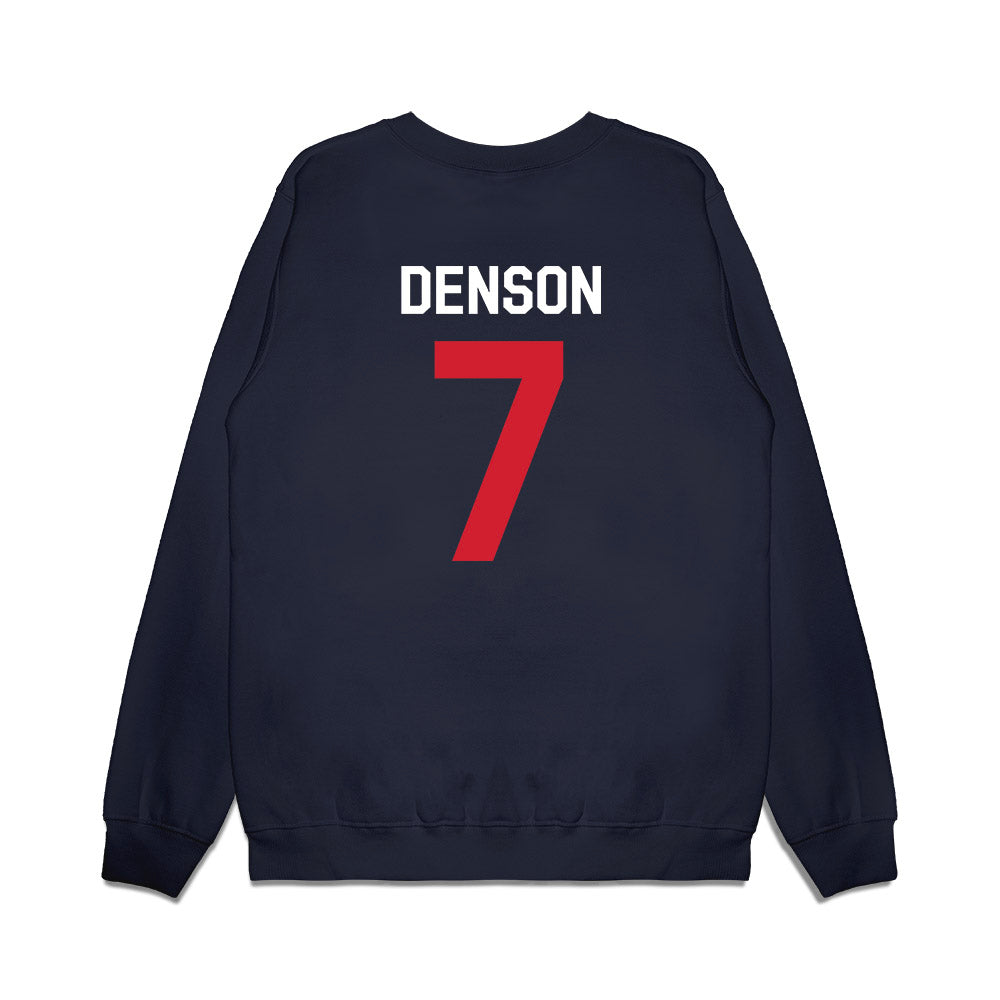 Ole Miss - NCAA Football : Sharif Denson - We're In Premium Crewneck Sweatshirt-1