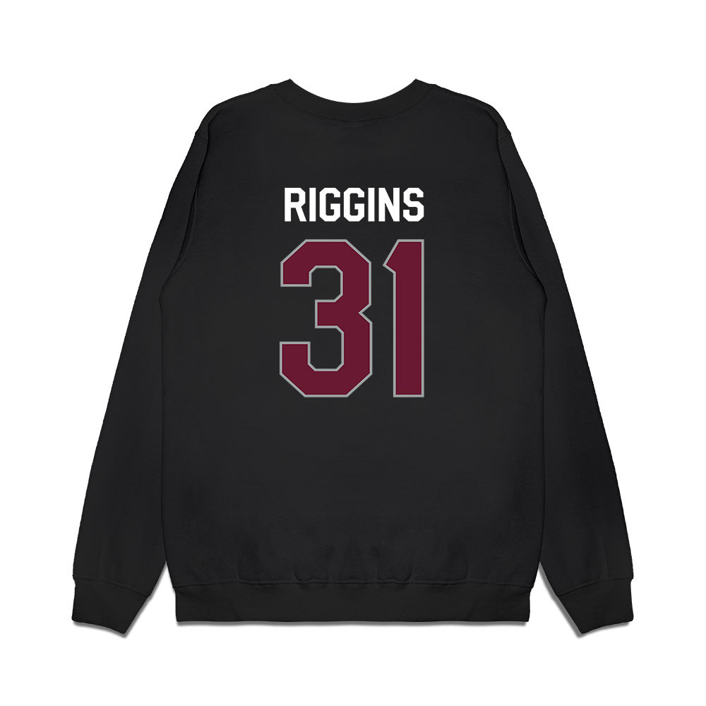 Texas A&M - NCAA Football : Kelvion Riggins - We're In Premium Crewneck Sweatshirt-1