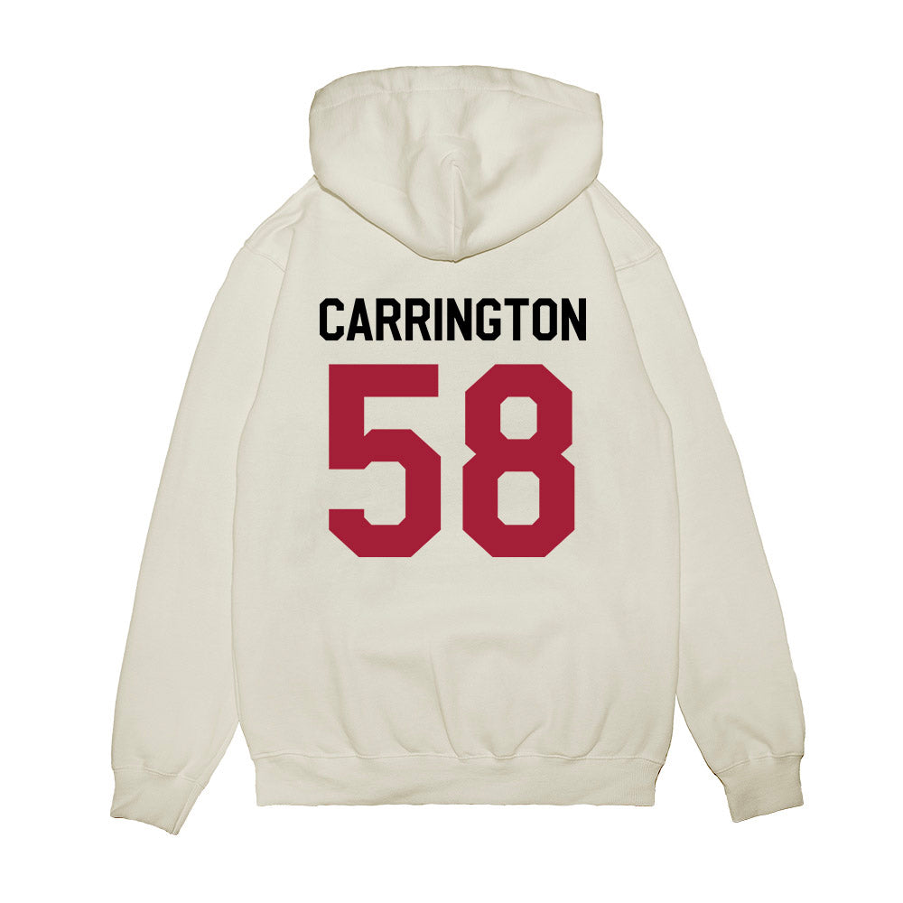 Oklahoma - NCAA Football : James Carrington - We're In Premium Hooded Sweatshirt-1