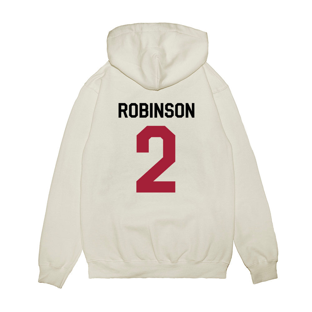 Oklahoma - NCAA Football : Omarion Robinson - We're In Premium Hooded Sweatshirt-1