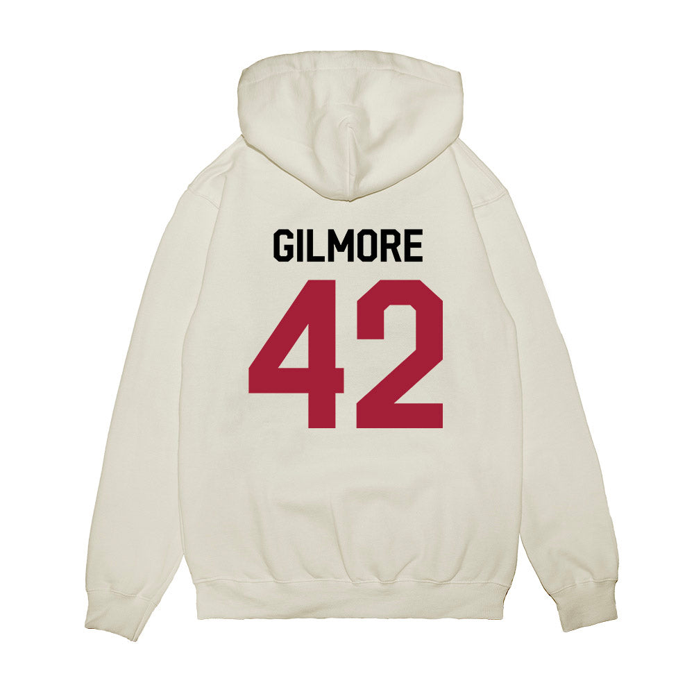 Oklahoma - NCAA Football : Wyatt Gilmore - We're In Premium Hooded Sweatshirt-1