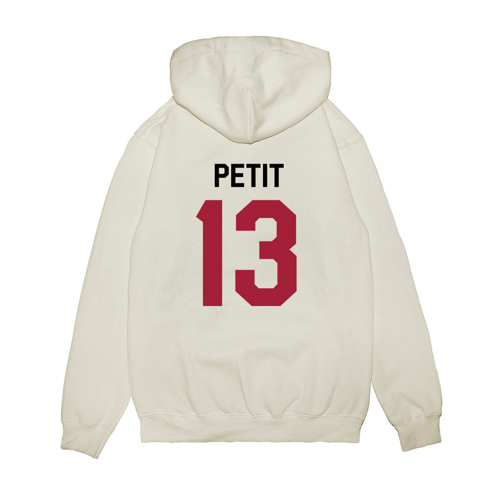Oklahoma - NCAA Football : Jayden Petit - We're In Premium Hooded Sweatshirt-1