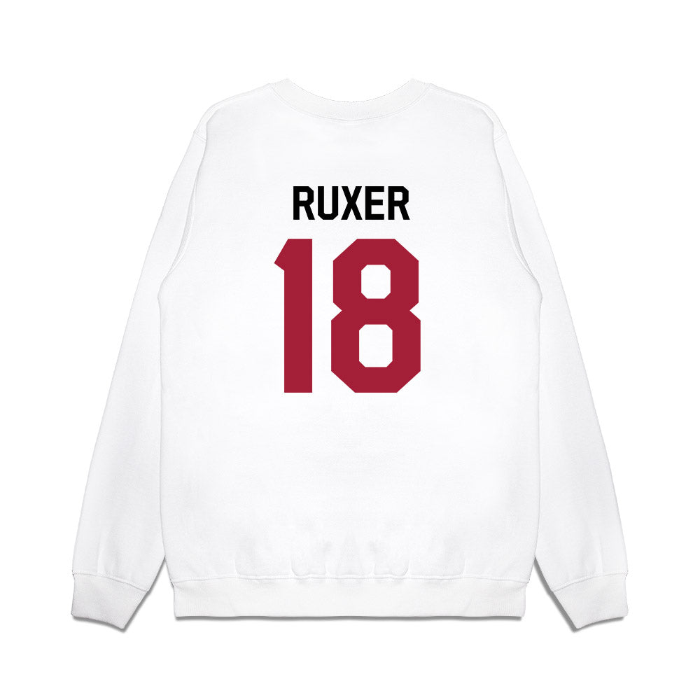 Oklahoma - NCAA Football : Tyler Ruxer - We're In Premium Crewneck Sweatshirt-1